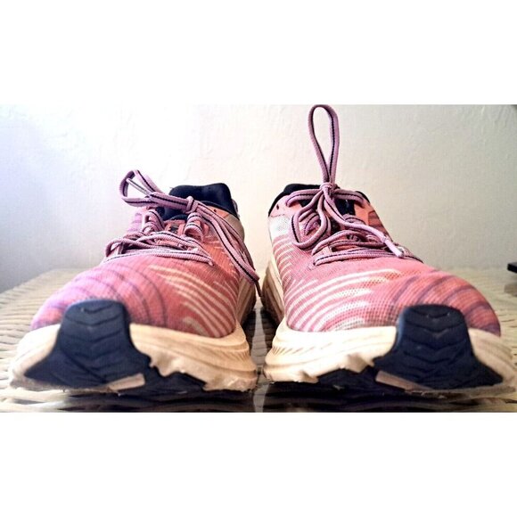 Hoka One One Women's 8 Rincon Paradise Pink Low Cut Multicolor Sneakers - Picture 3 of 12